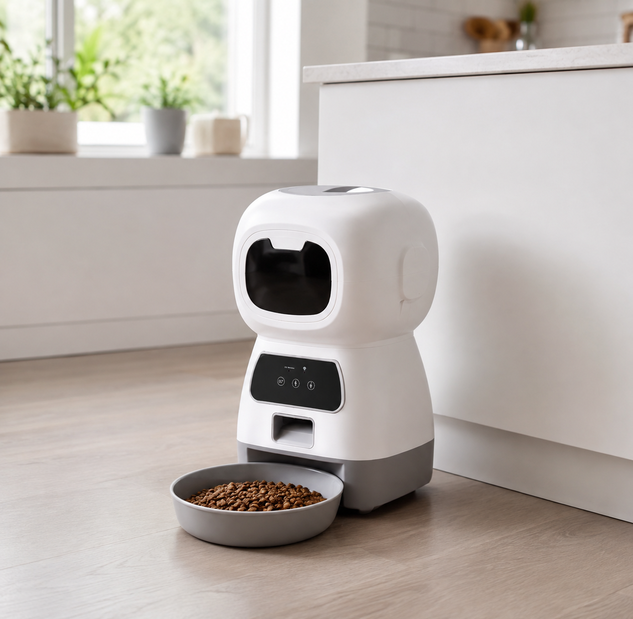 Comedero Automático Inteligente para Mascotas – Control por App, Alimentación Programada