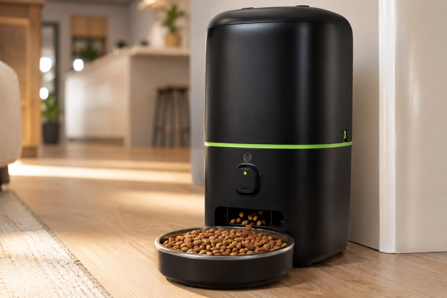 Comedero Automático WiFi para Mascotas – Alimentación Programada, Grabadora de Voz