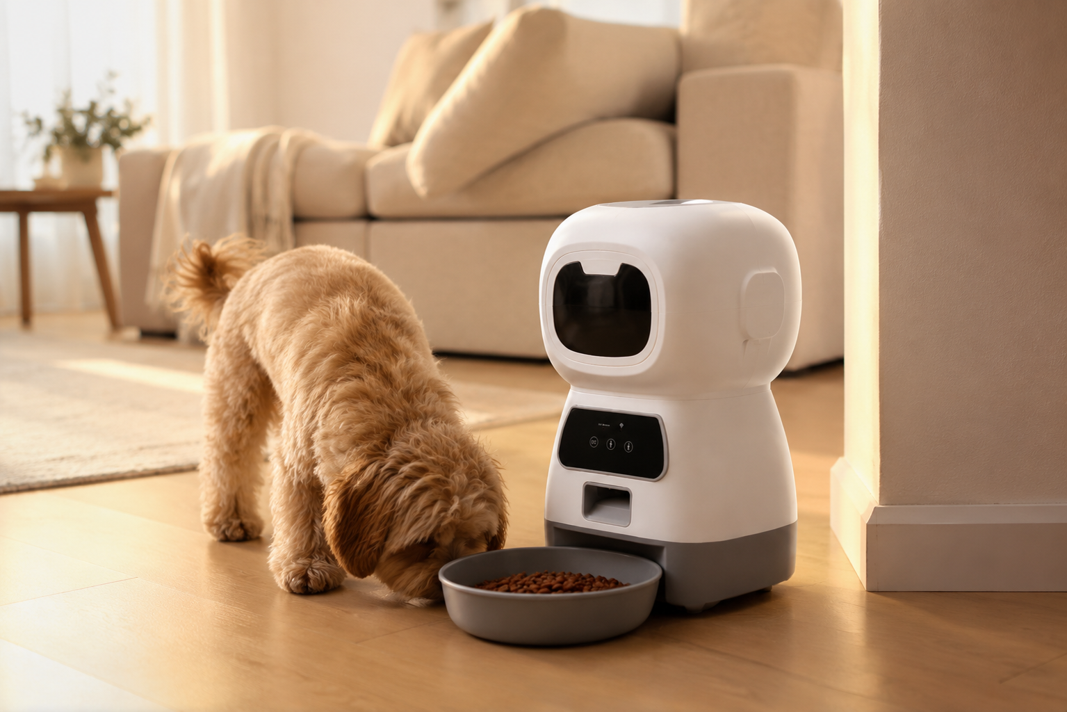 Comedero Automático Inteligente para Mascotas – Control por App, Alimentación Programada